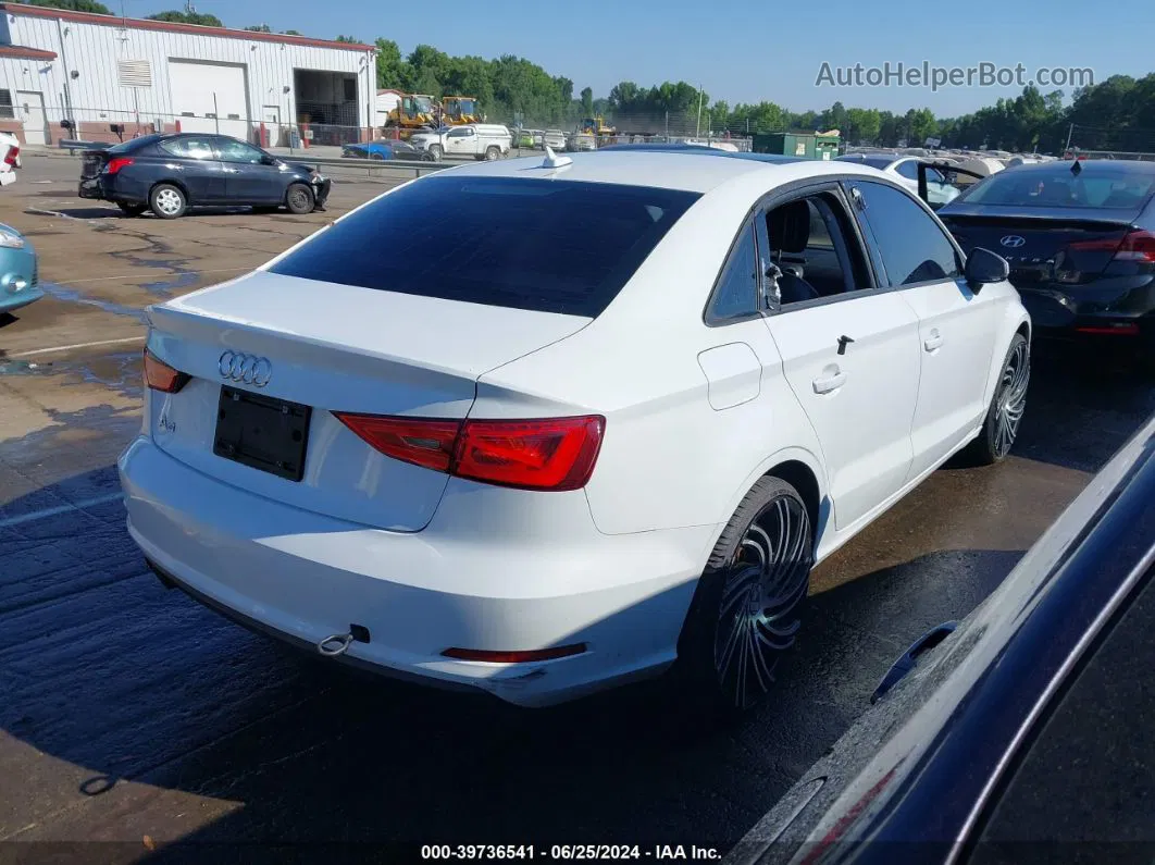 2015 Audi A3 1.8t Premium White vin: WAUACGFF8F1103036