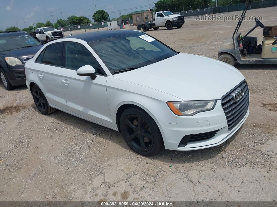 2015 Audi A3 1.8t Premium White vin: WAUACGFF9F1018125