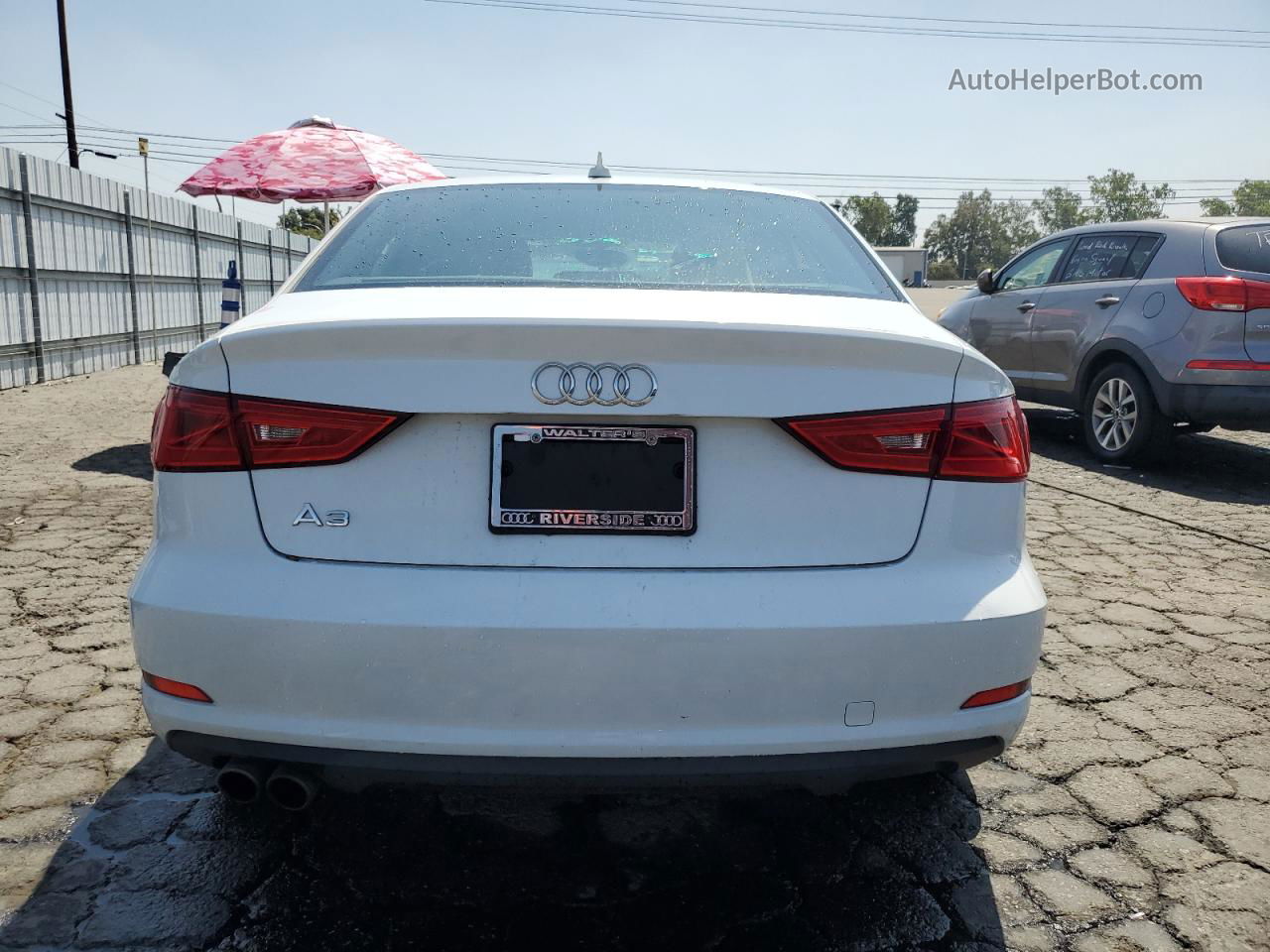 2015 Audi A3 Premium White vin: WAUACGFF9F1028332