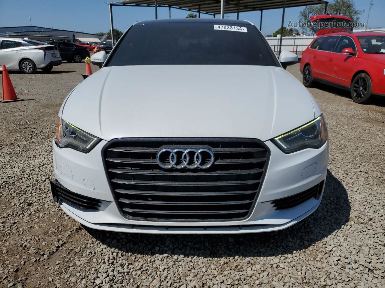 2015 Audi A3 Premium White vin: WAUACGFF9F1140600