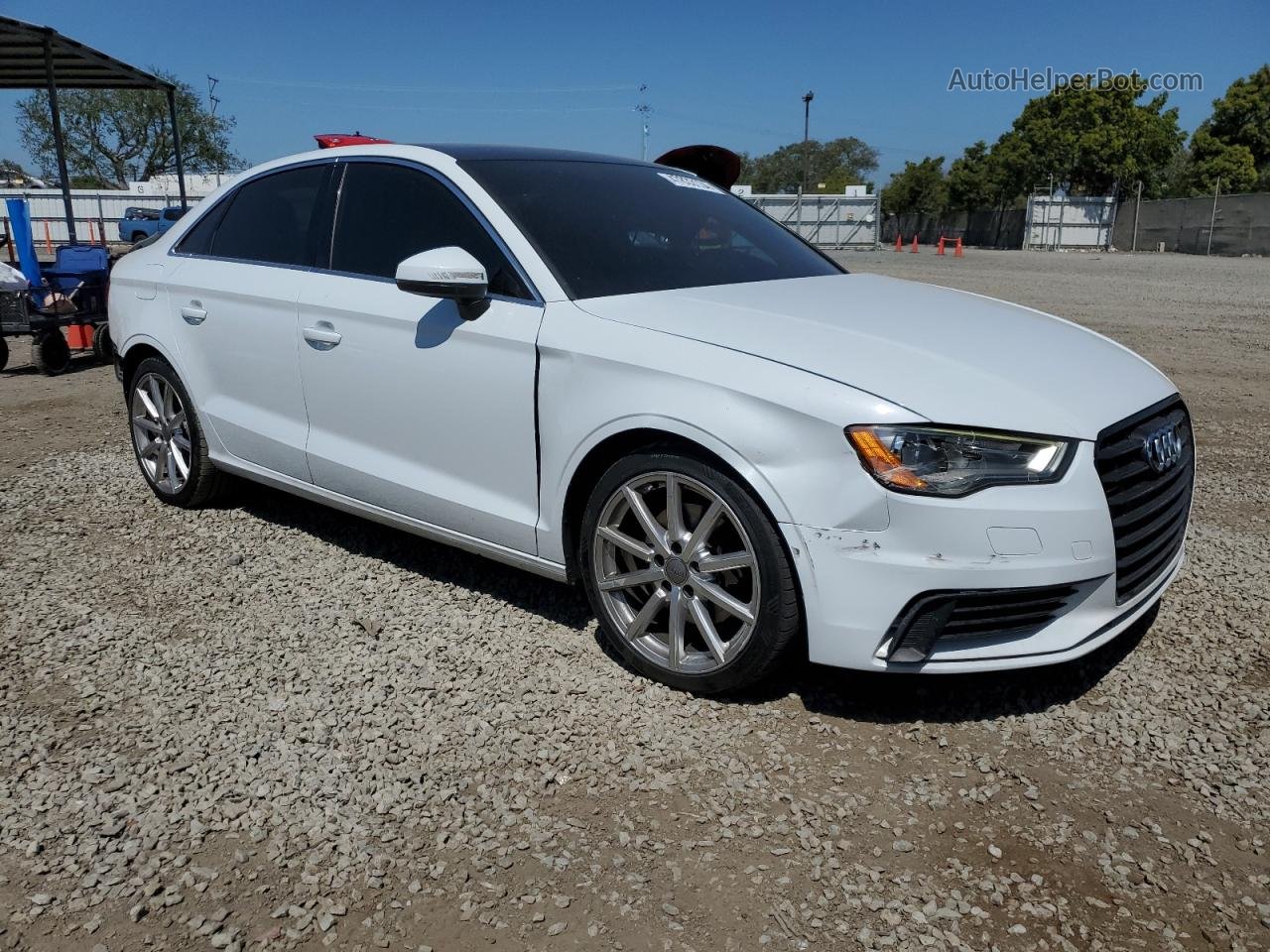 2015 Audi A3 Premium White vin: WAUACGFF9F1140600