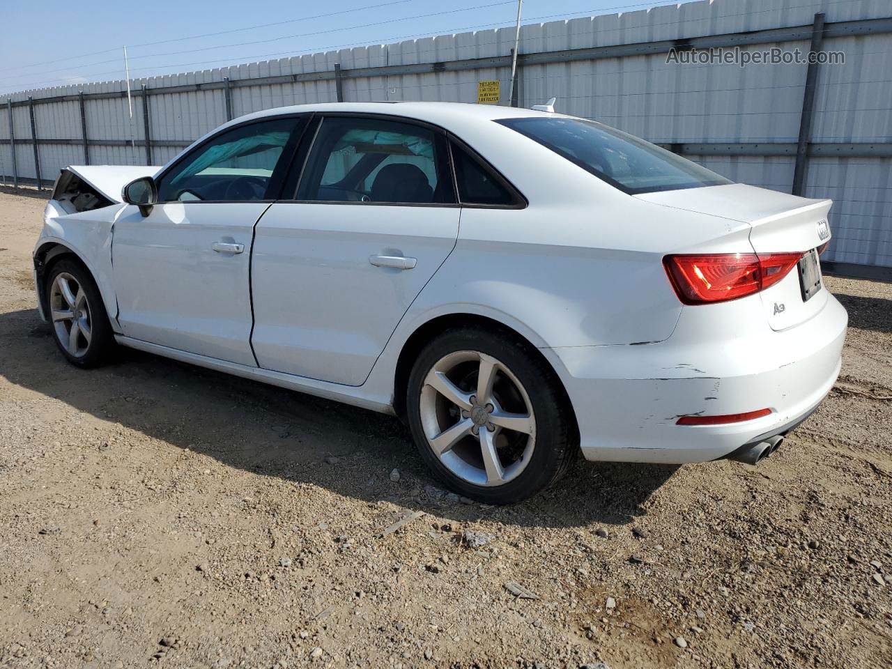 2015 Audi A3 Premium White vin: WAUACGFFXF1085073