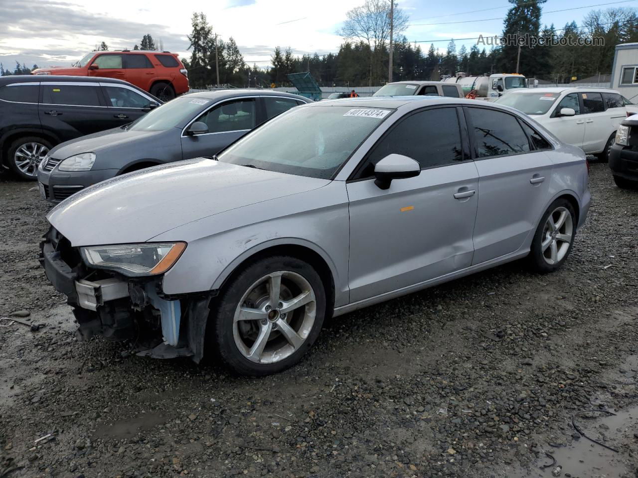 2015 Audi A3 Premium Silver vin: WAUACGFFXF1087096