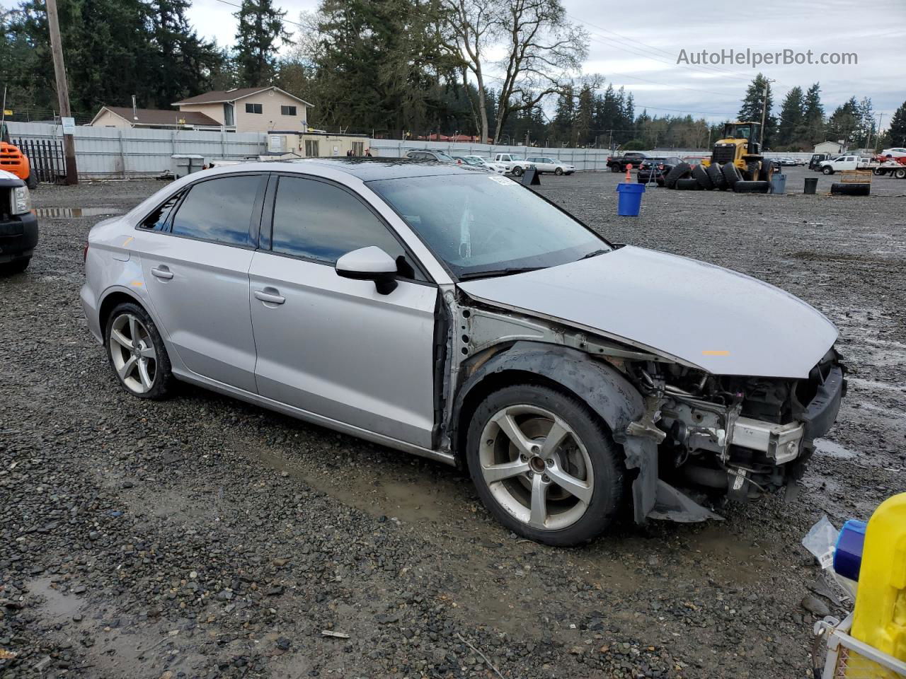 2015 Audi A3 Premium Silver vin: WAUACGFFXF1087096