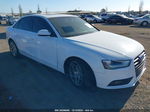 2013 Audi A4 2.0t Premium White vin: WAUAFAFL0DA046029