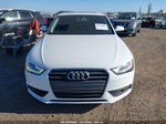 2013 Audi A4 2.0t Premium White vin: WAUAFAFL0DA046029