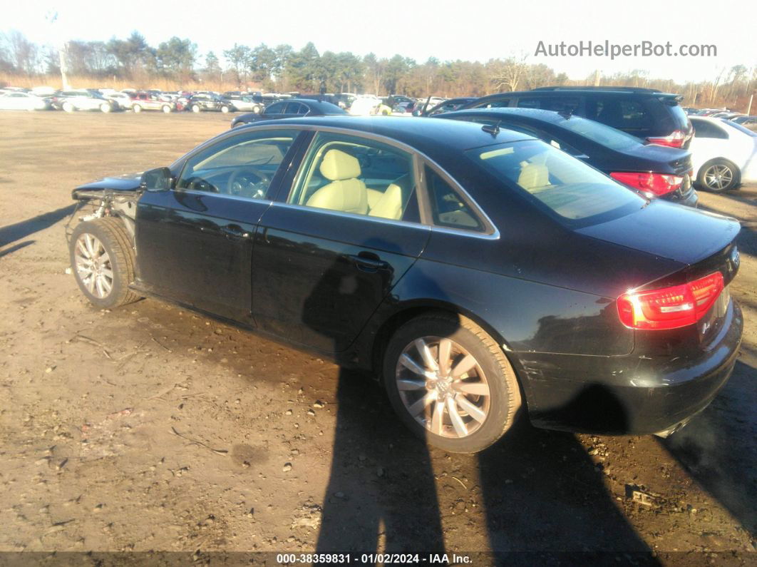 2013 Audi A4 2.0t Premium Black vin: WAUAFAFL0DA069519