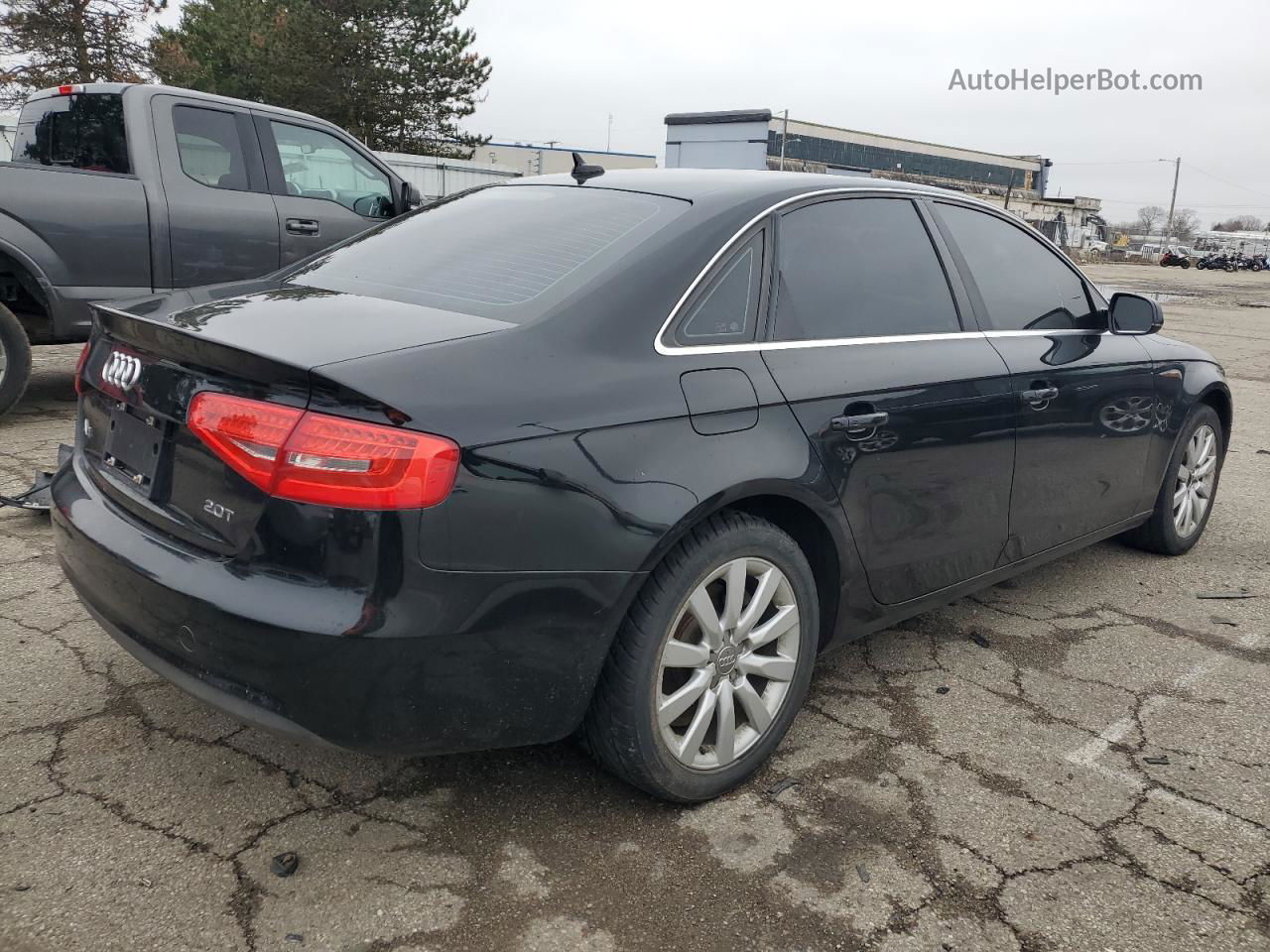 2013 Audi A4 Premium Black vin: WAUAFAFL0DN010446