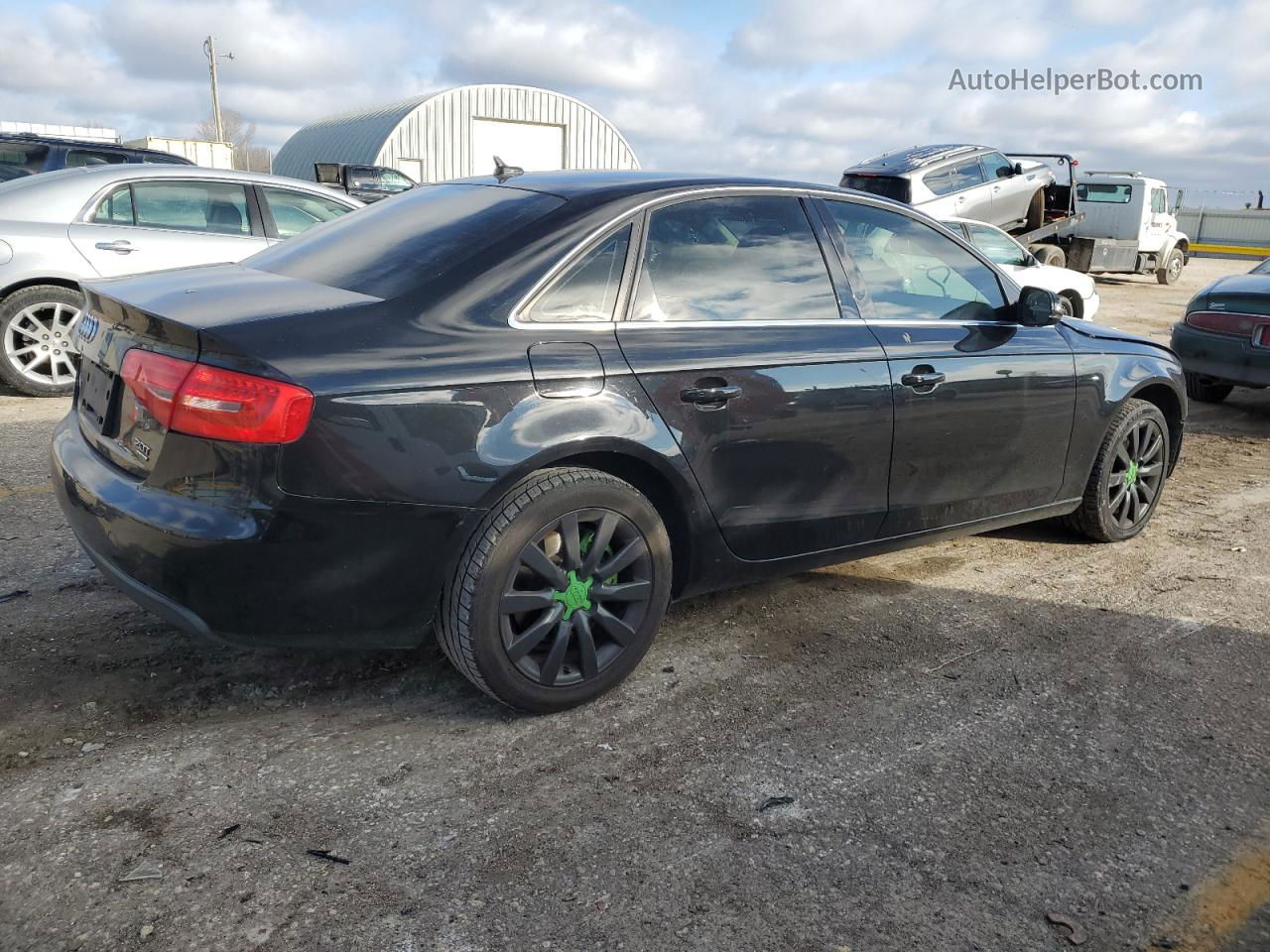 2013 Audi A4 Premium Черный vin: WAUAFAFL0DN016828