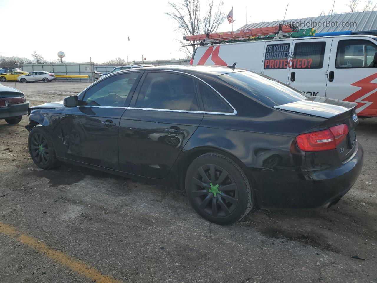 2013 Audi A4 Premium Black vin: WAUAFAFL0DN016828