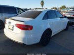 2013 Audi A4 2.0t Premium White vin: WAUAFAFL0DN036836