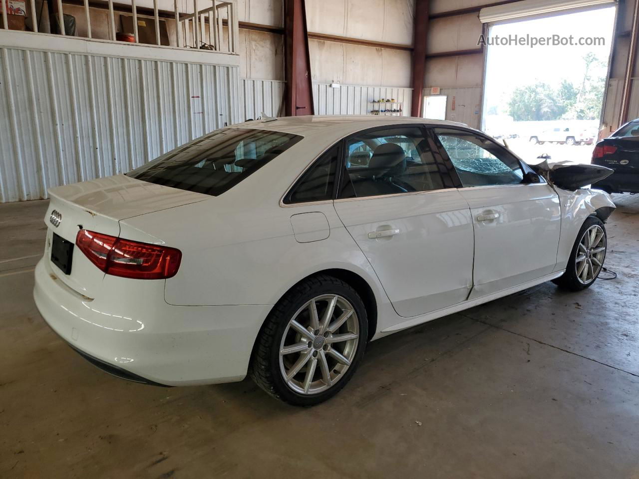 2016 Audi A4 Premium S-line White vin: WAUAFAFL0GN006997