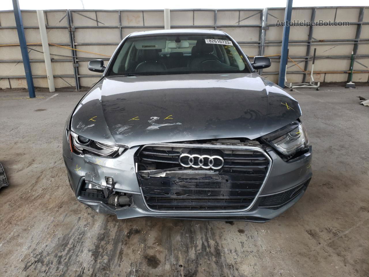 2016 Audi A4 Premium S-line Gray vin: WAUAFAFL0GN011424