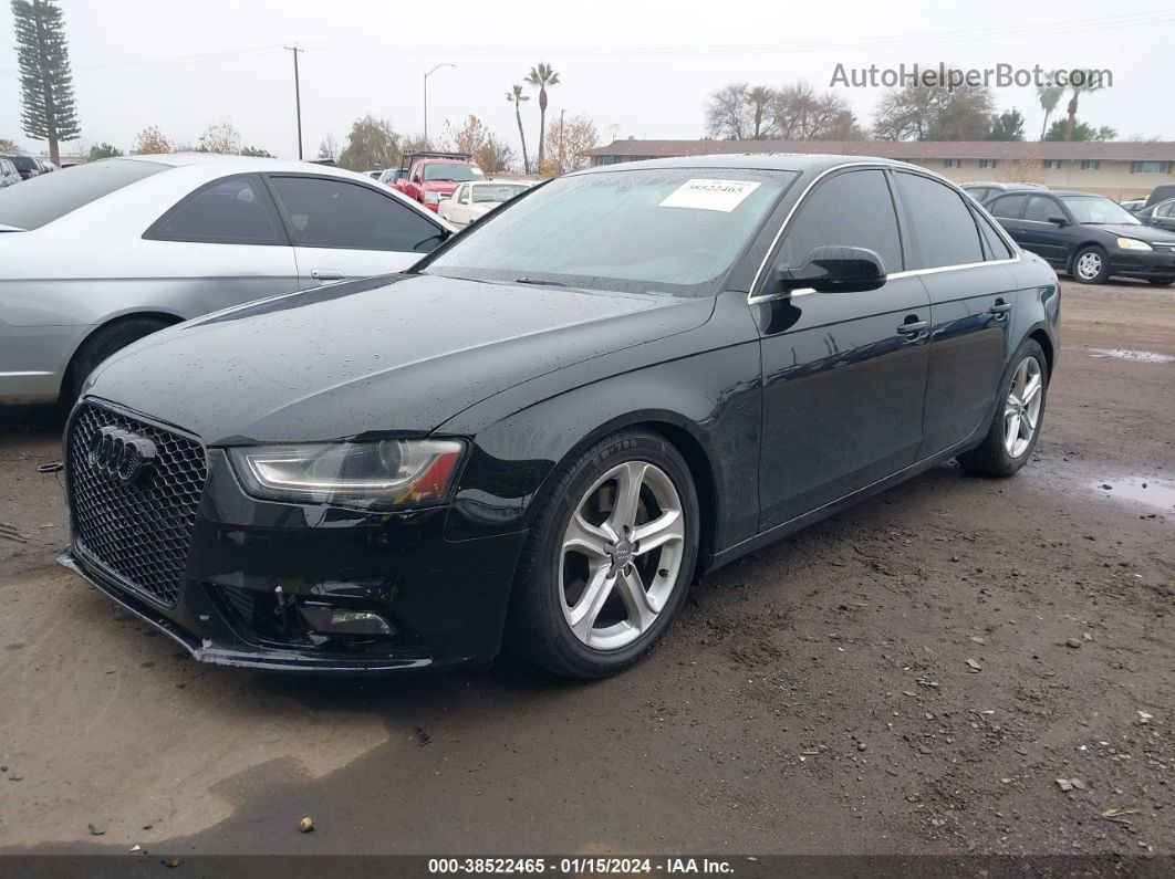 2013 Audi A4 2.0t Premium Black vin: WAUAFAFL1DN049711