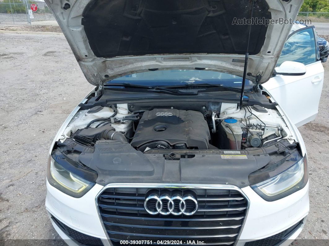 2014 Audi A4 2.0t Premium Белый vin: WAUAFAFL1EA081955