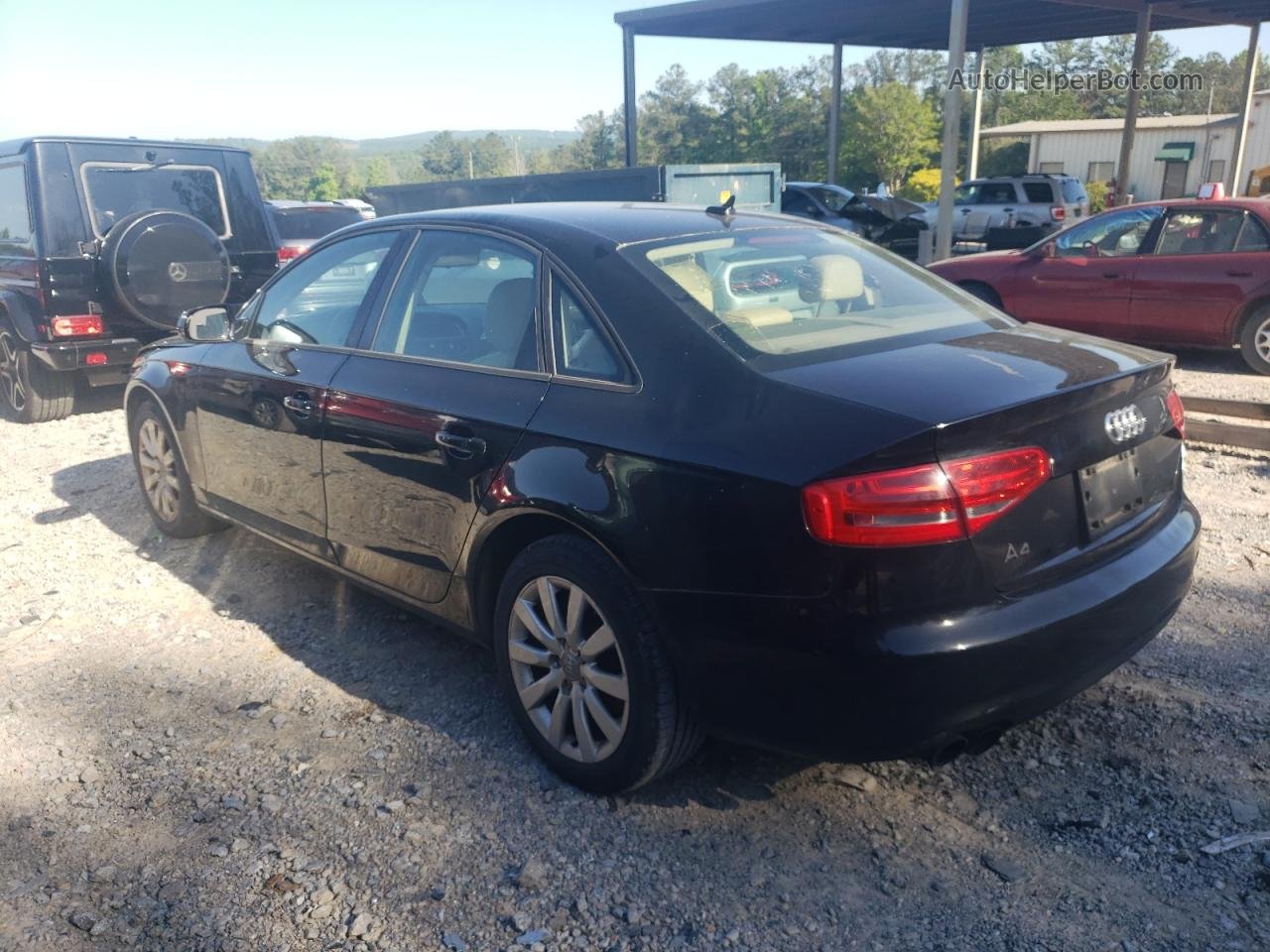 2014 Audi A4 Premium Black vin: WAUAFAFL1EA109317