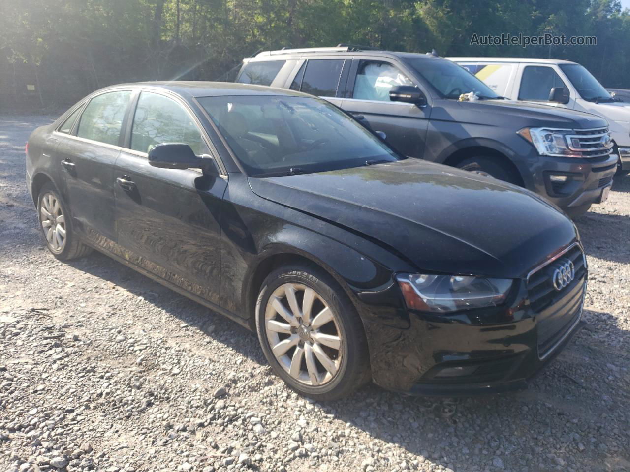 2014 Audi A4 Premium Черный vin: WAUAFAFL1EA109317