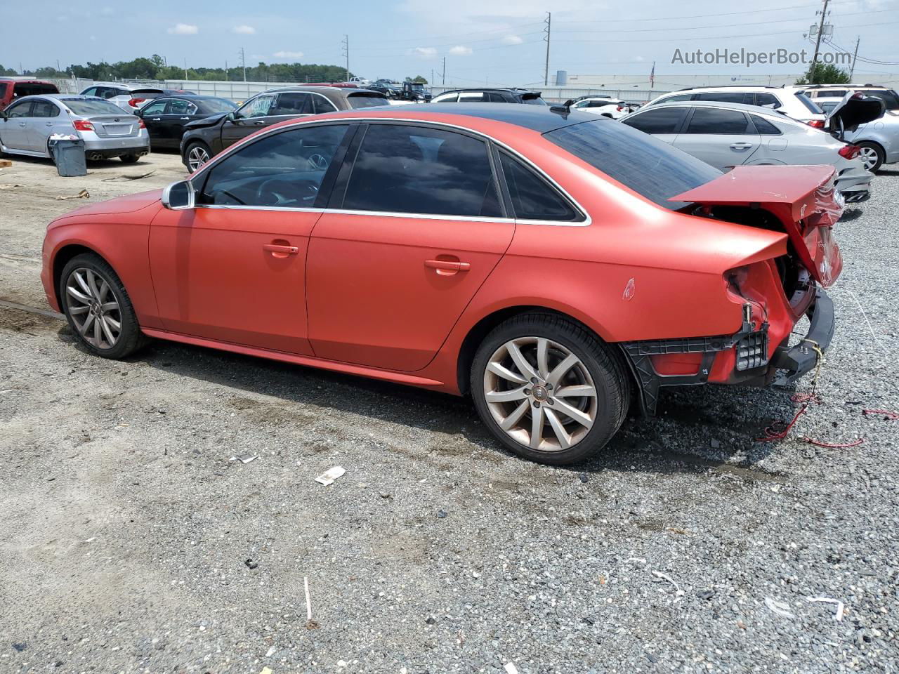 2014 Audi A4 Premium Red vin: WAUAFAFL1EN000476