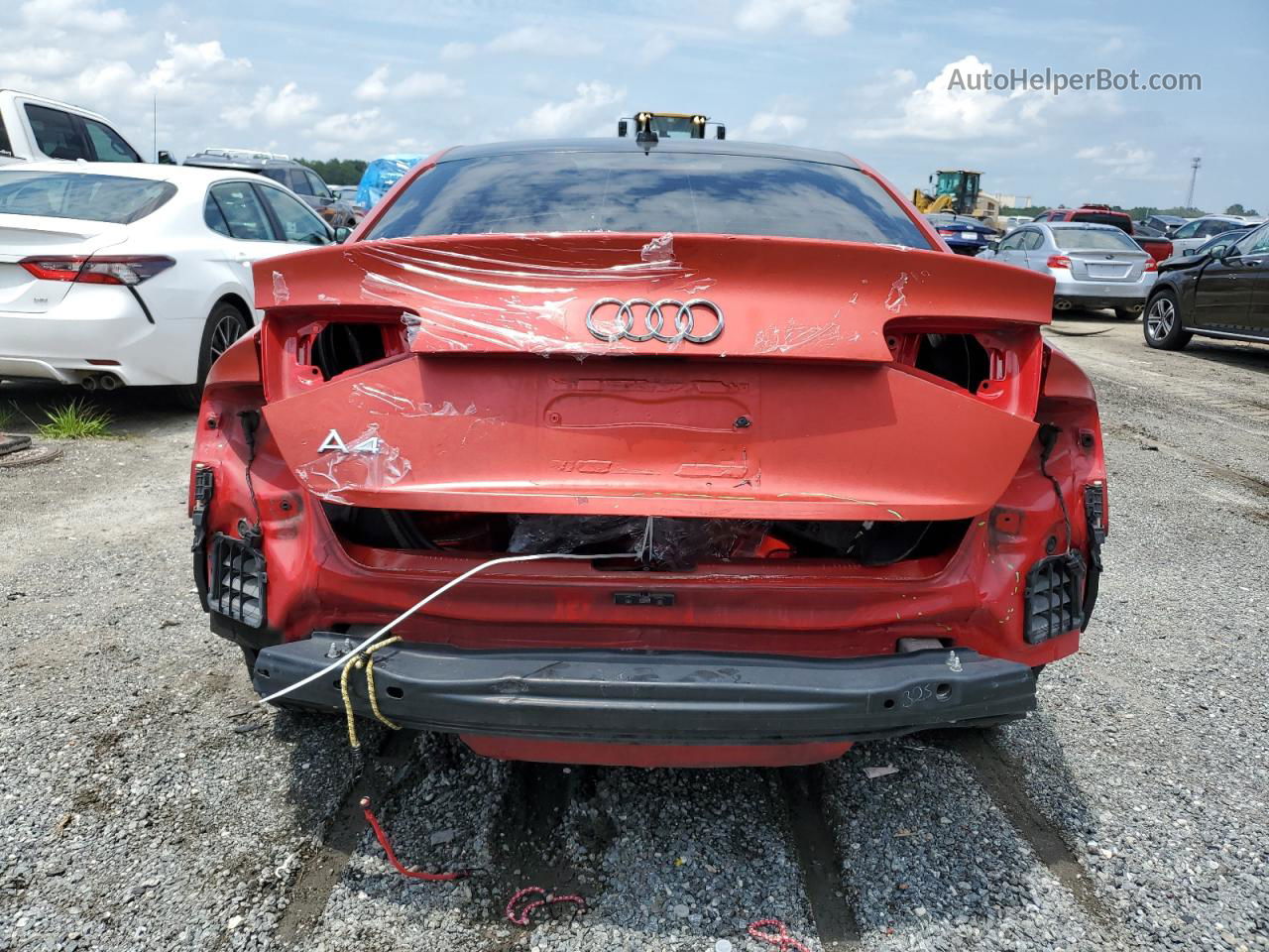 2014 Audi A4 Premium Red vin: WAUAFAFL1EN000476