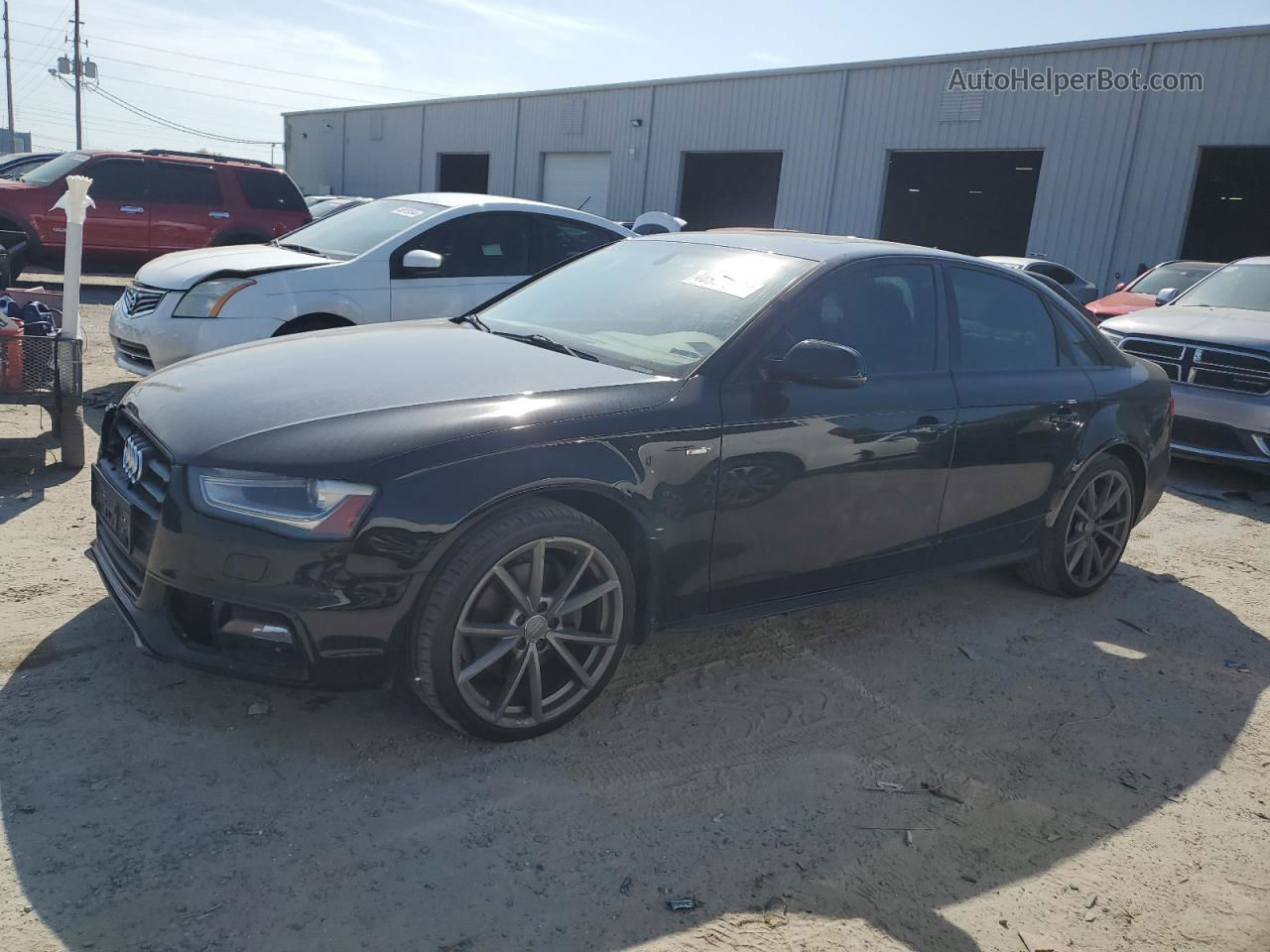 2016 Audi A4 Premium S-line Black vin: WAUAFAFL1GA012945