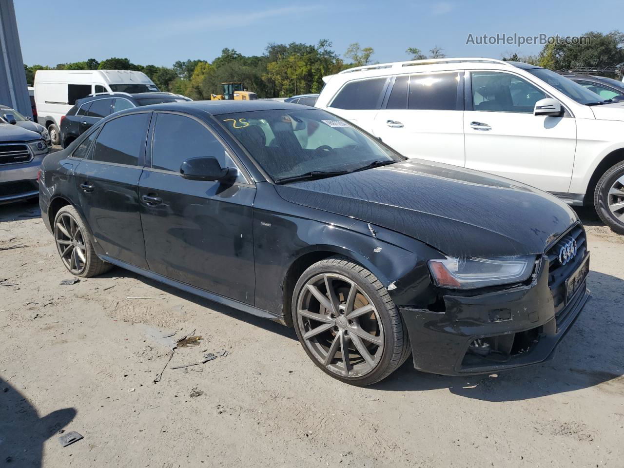 2016 Audi A4 Premium S-line Black vin: WAUAFAFL1GA012945