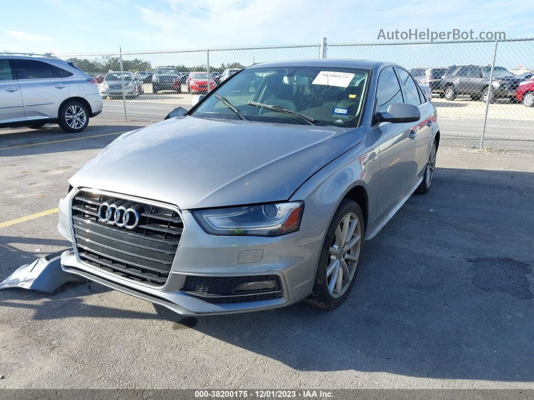 2016 Audi A4 2.0t Premium Silver vin: WAUAFAFL1GN007723