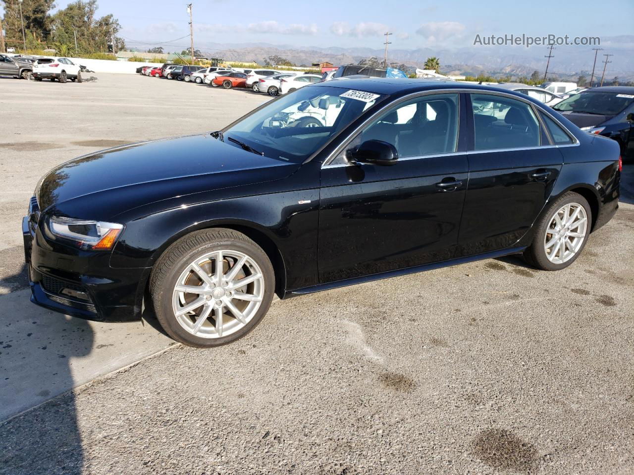 2016 Audi A4 Premium S-line Черный vin: WAUAFAFL1GN012193