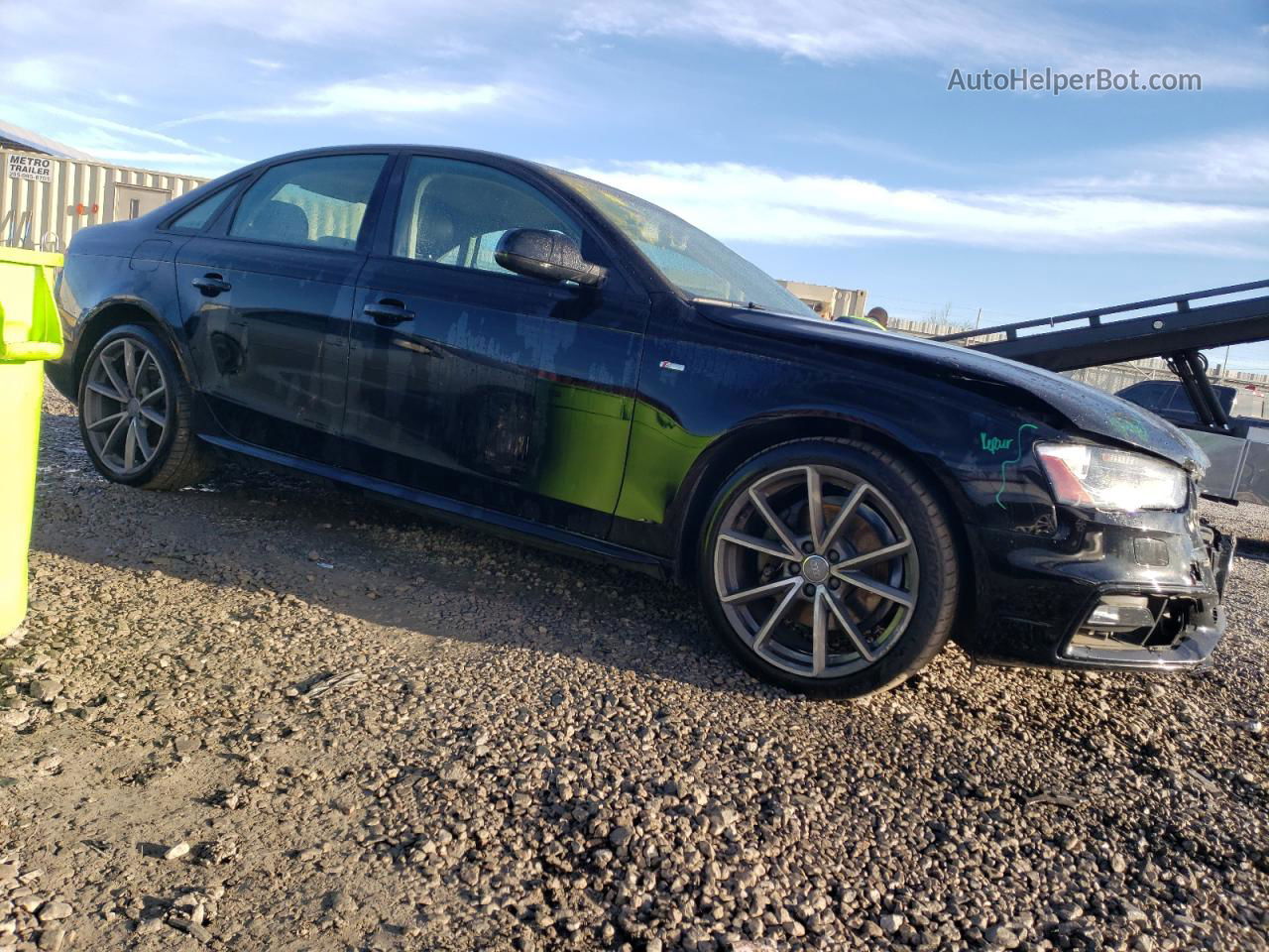 2016 Audi A4 Premium S-line Black vin: WAUAFAFL1GN012775