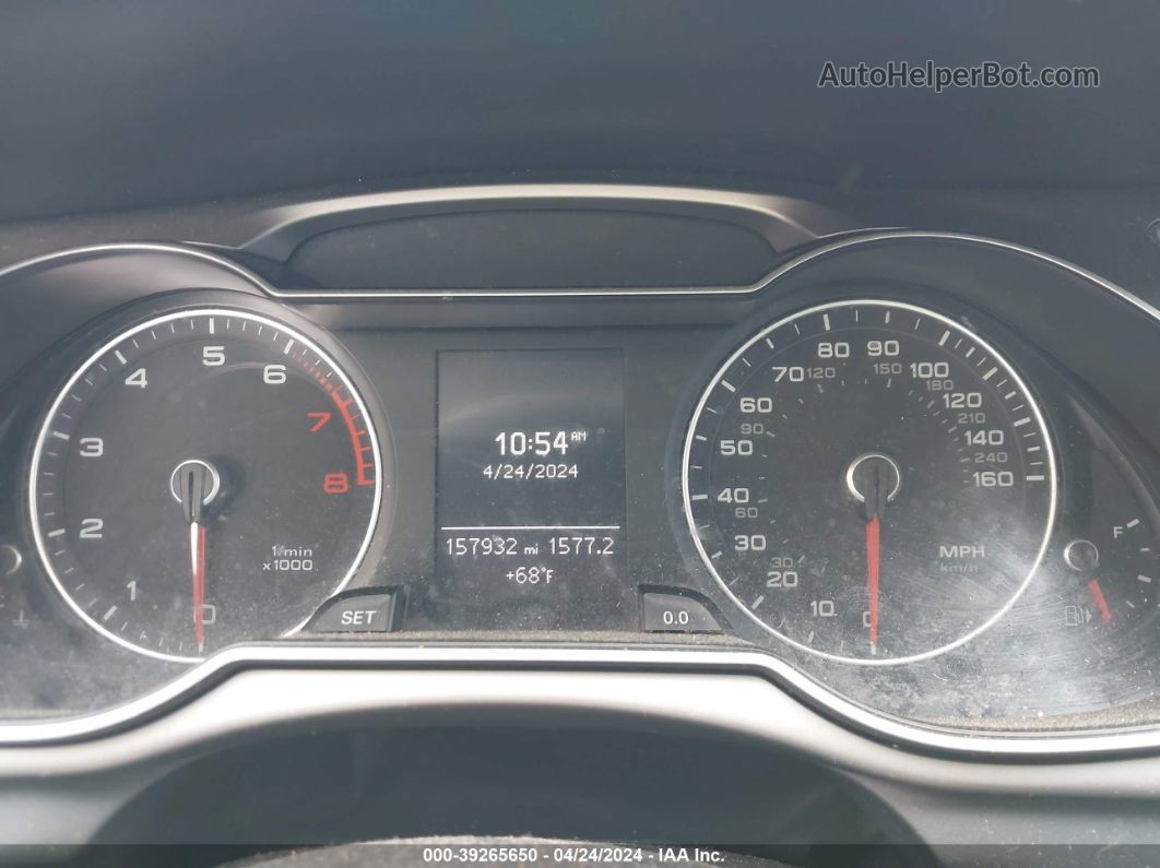 2013 Audi A4 2.0t Premium Серебряный vin: WAUAFAFL2DA178452