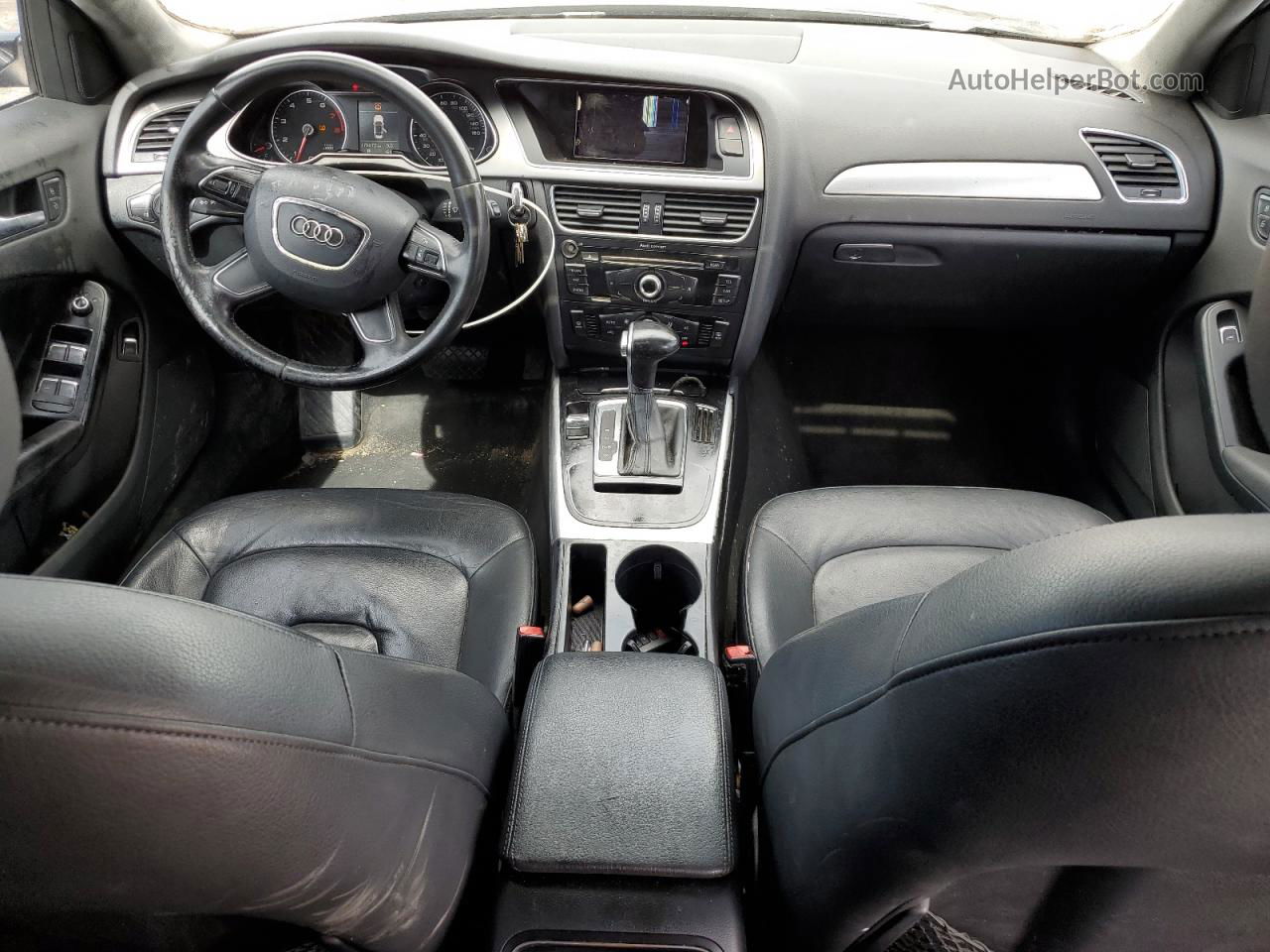 2013 Audi A4 Premium Черный vin: WAUAFAFL2DN009105