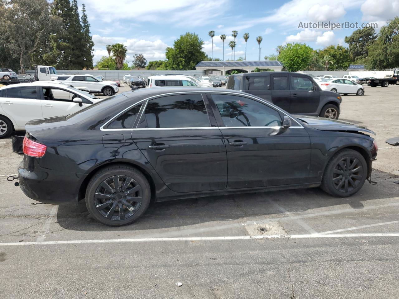 2013 Audi A4 Premium Black vin: WAUAFAFL2DN009105