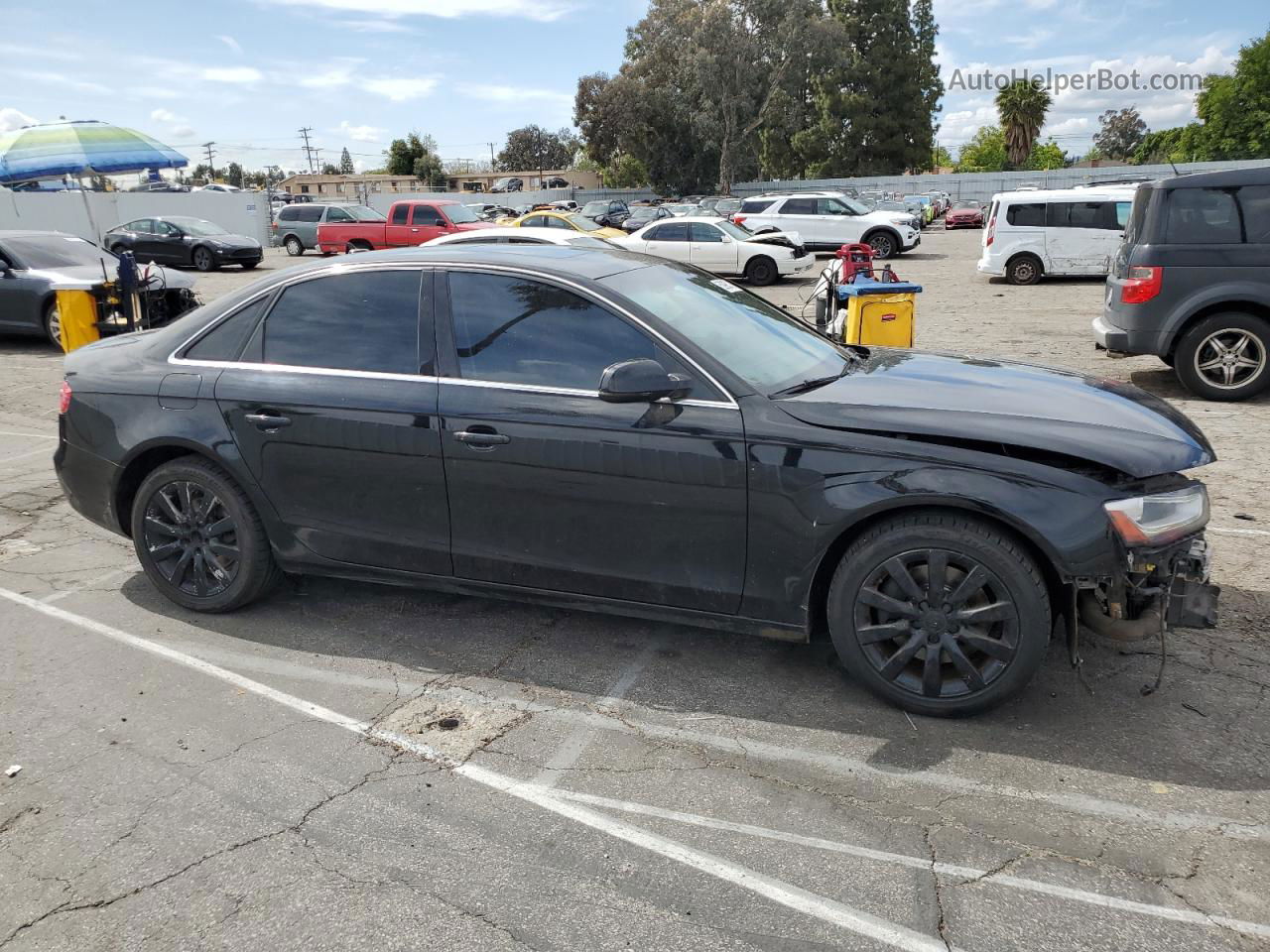 2013 Audi A4 Premium Black vin: WAUAFAFL2DN009105