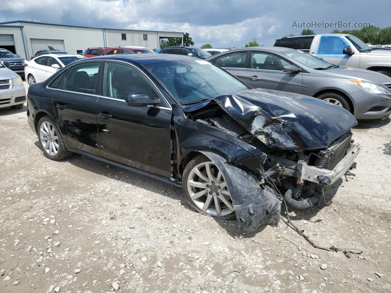 2014 Audi A4 Premium Black vin: WAUAFAFL2EN041442