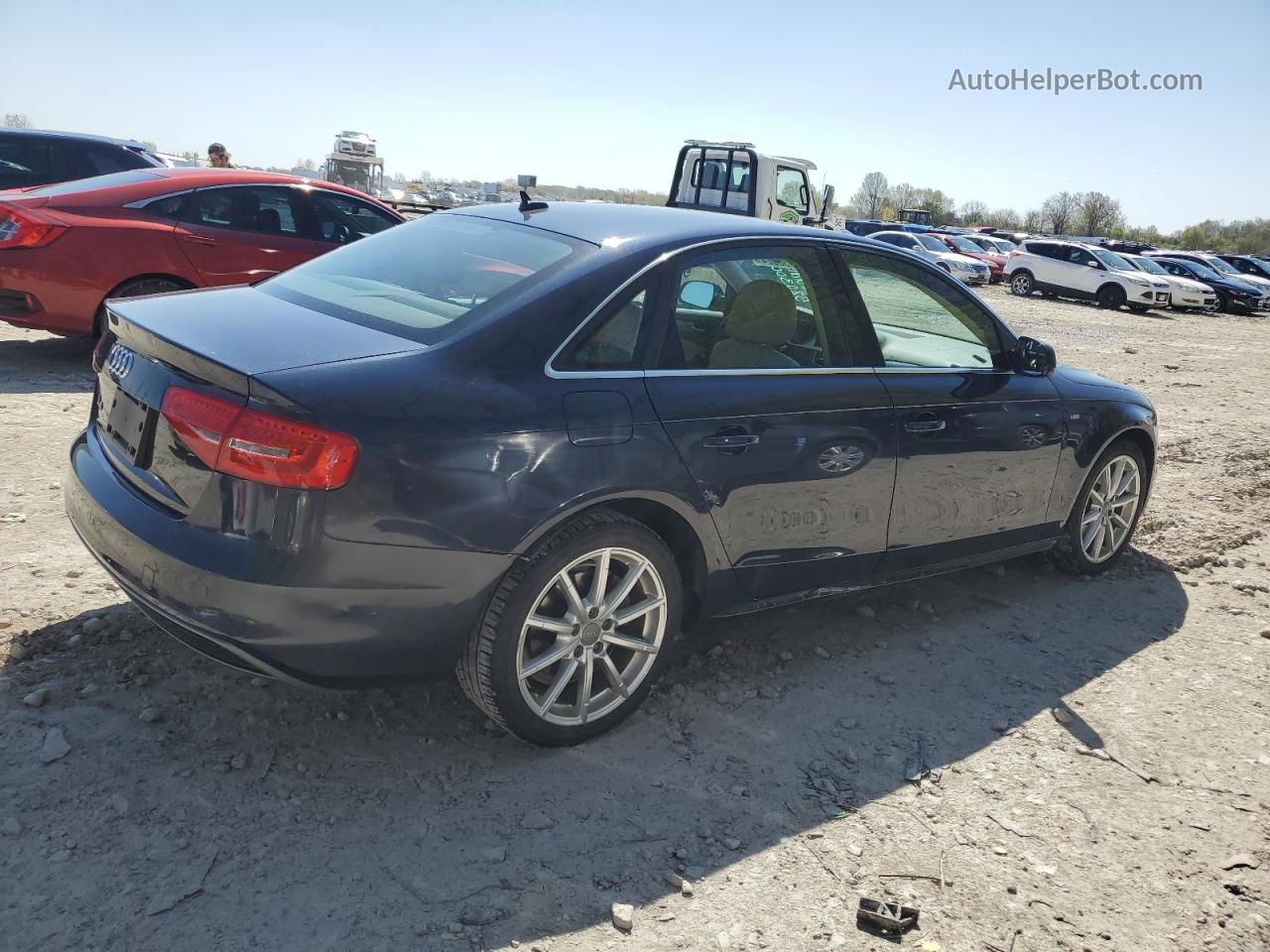 2016 Audi A4 Premium S-line Синий vin: WAUAFAFL2GN002675