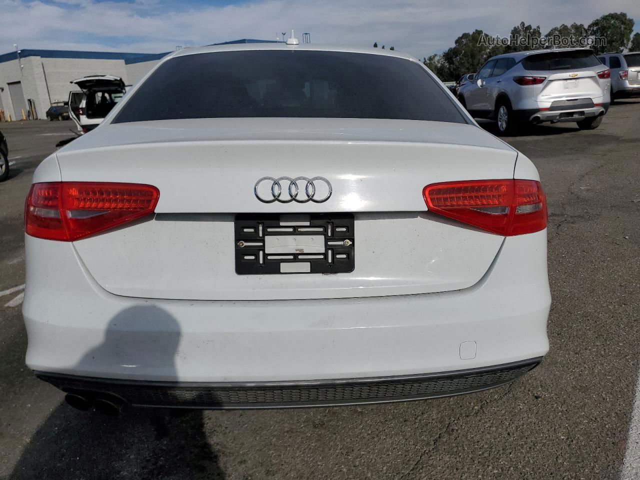 2016 Audi A4 Premium S-line White vin: WAUAFAFL2GN004796