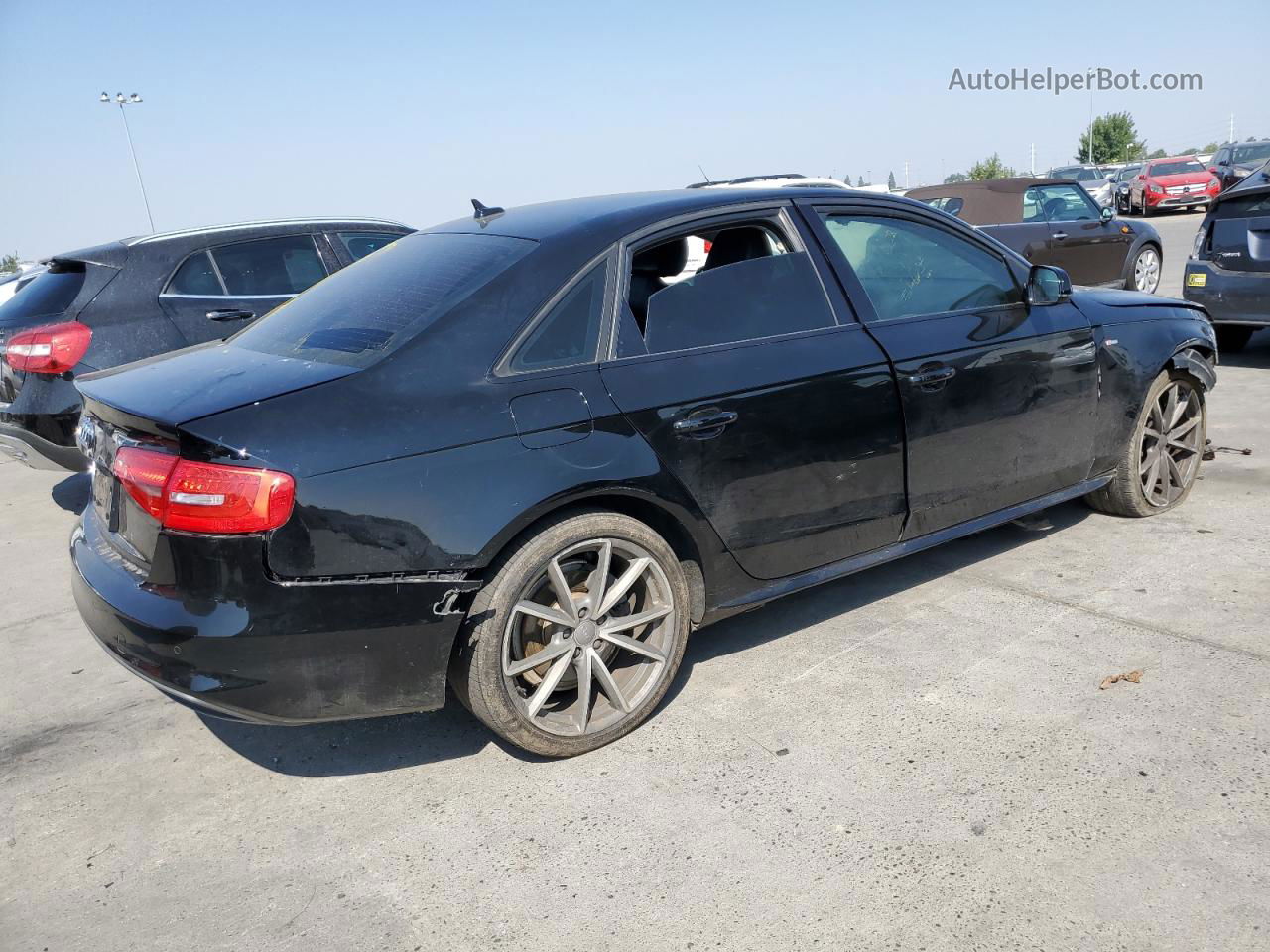 2016 Audi A4 Premium S-line Black vin: WAUAFAFL2GN013725