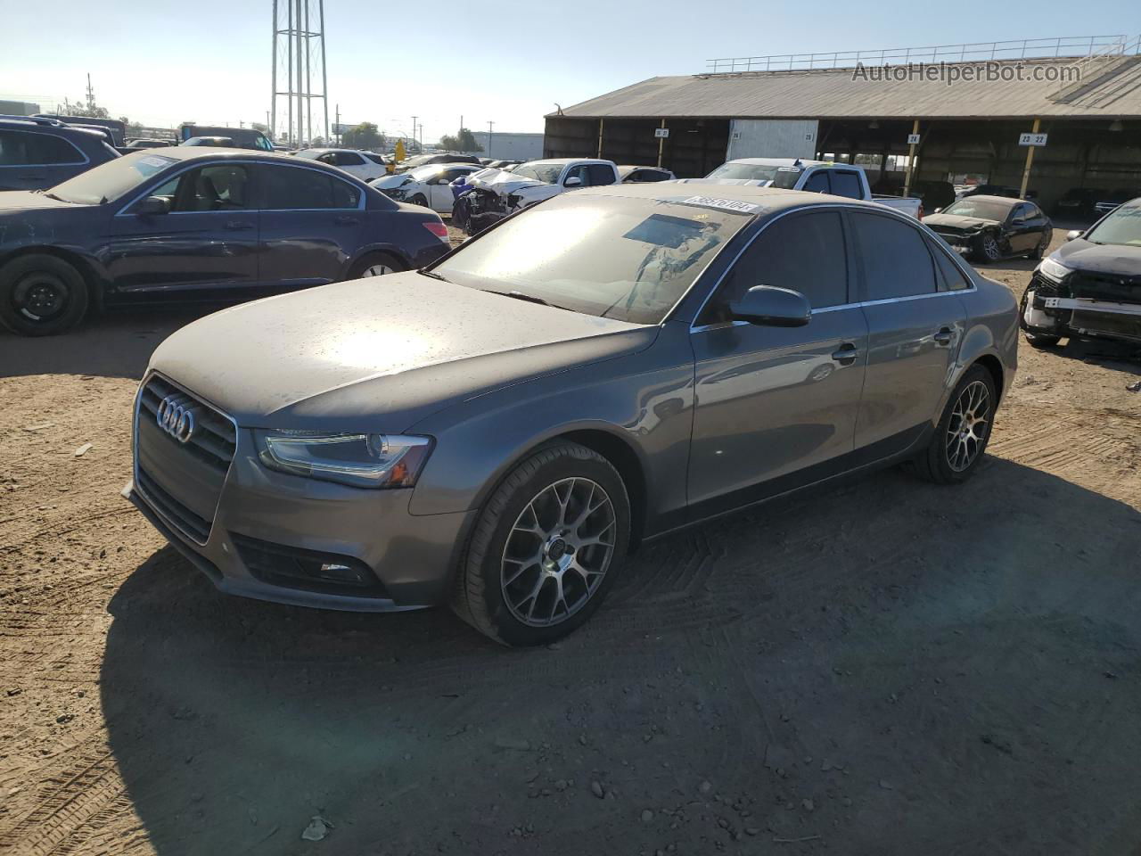 2013 Audi A4 Premium Серый vin: WAUAFAFL3DA196197