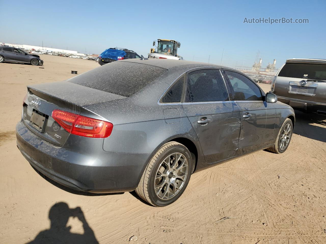 2013 Audi A4 Premium Gray vin: WAUAFAFL3DA196197