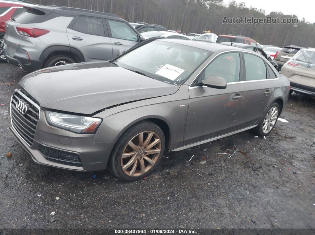 2014 Audi A4 2.0t Premium Серый vin: WAUAFAFL3EA070181