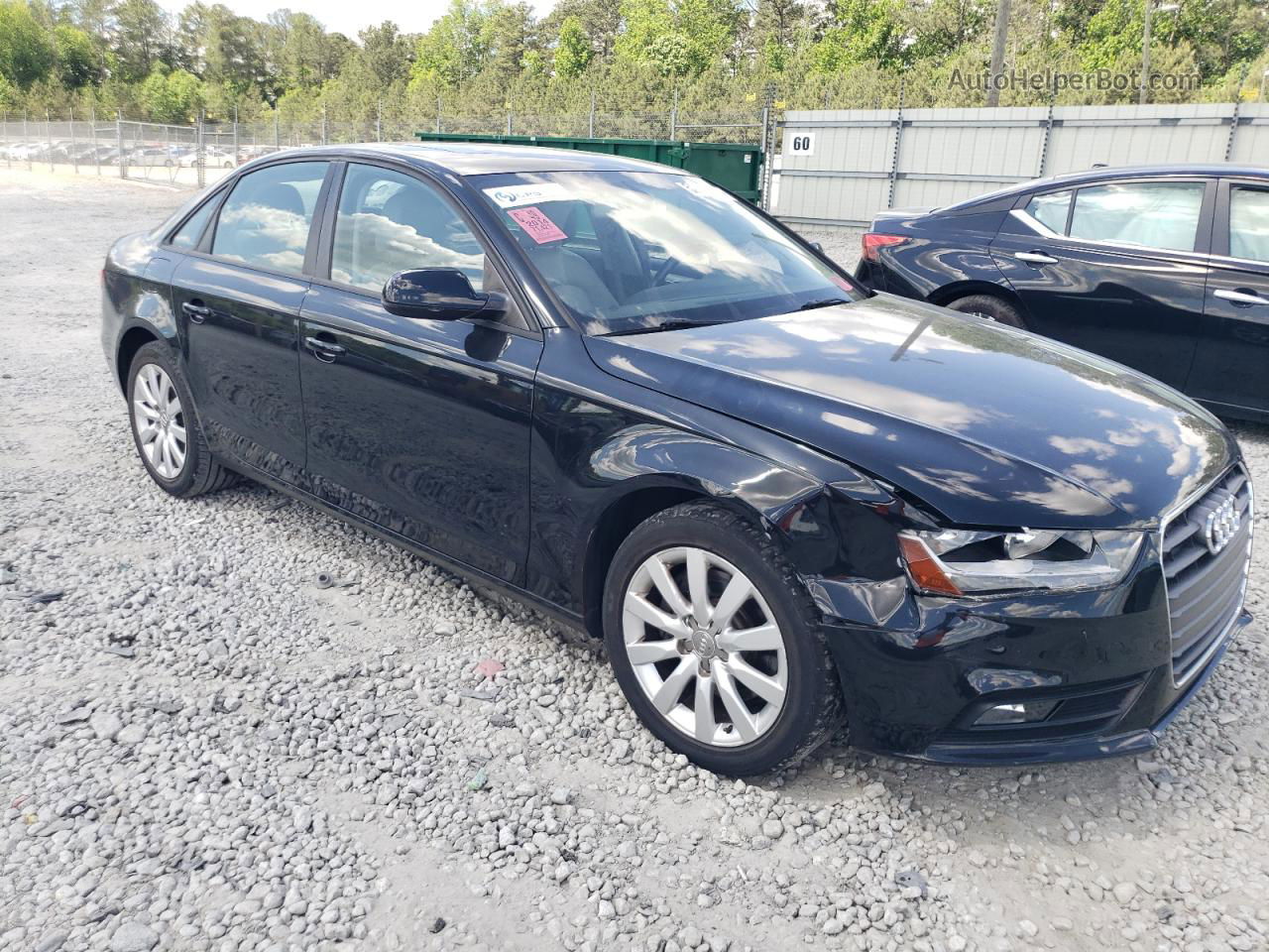 2014 Audi A4 Premium Black vin: WAUAFAFL3EN039912