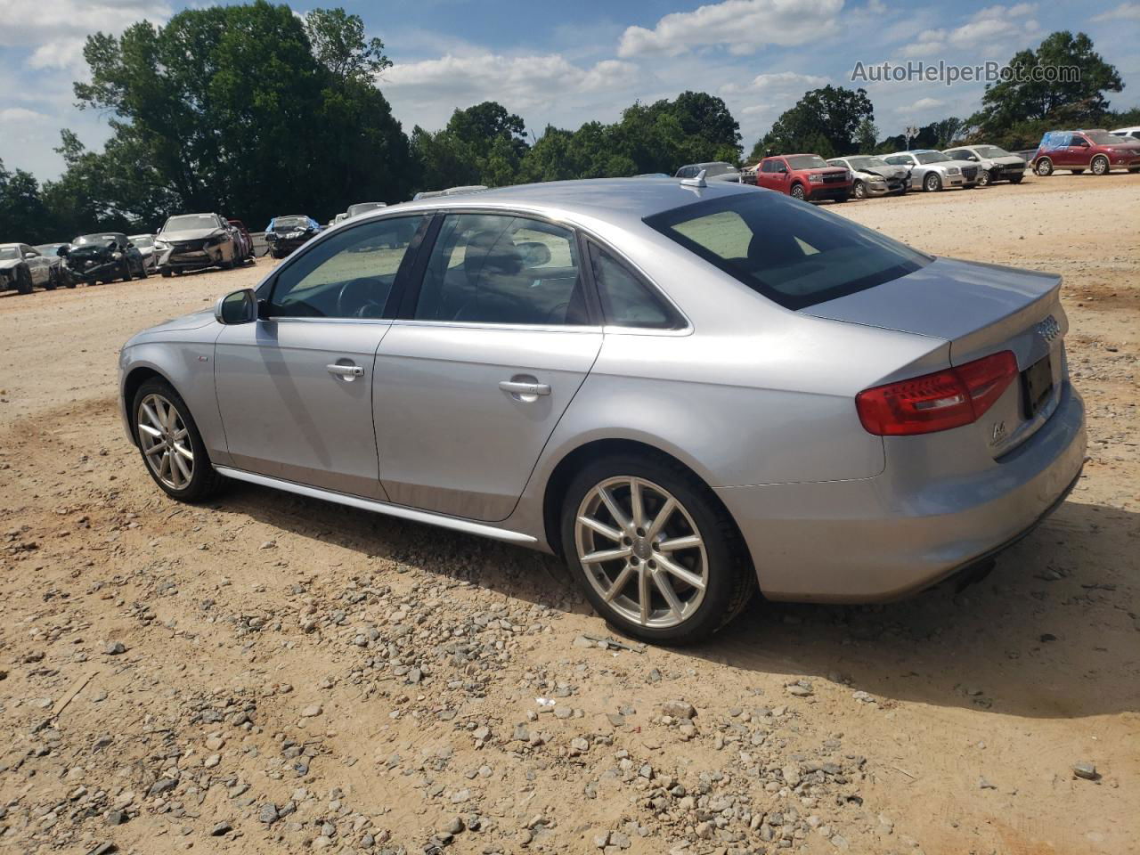 2016 Audi A4 Premium S-line Silver vin: WAUAFAFL3GN002104