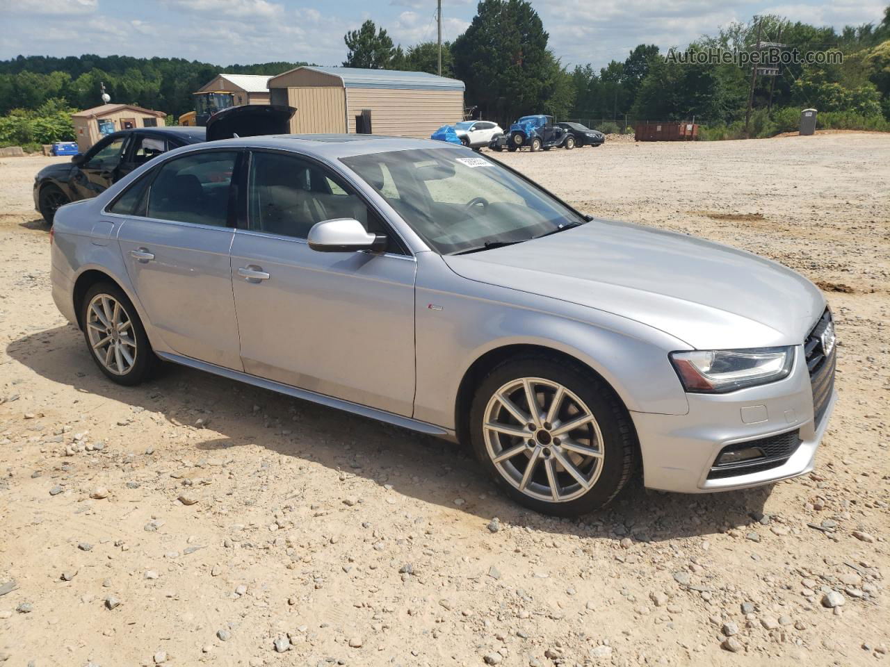 2016 Audi A4 Premium S-line Silver vin: WAUAFAFL3GN002104