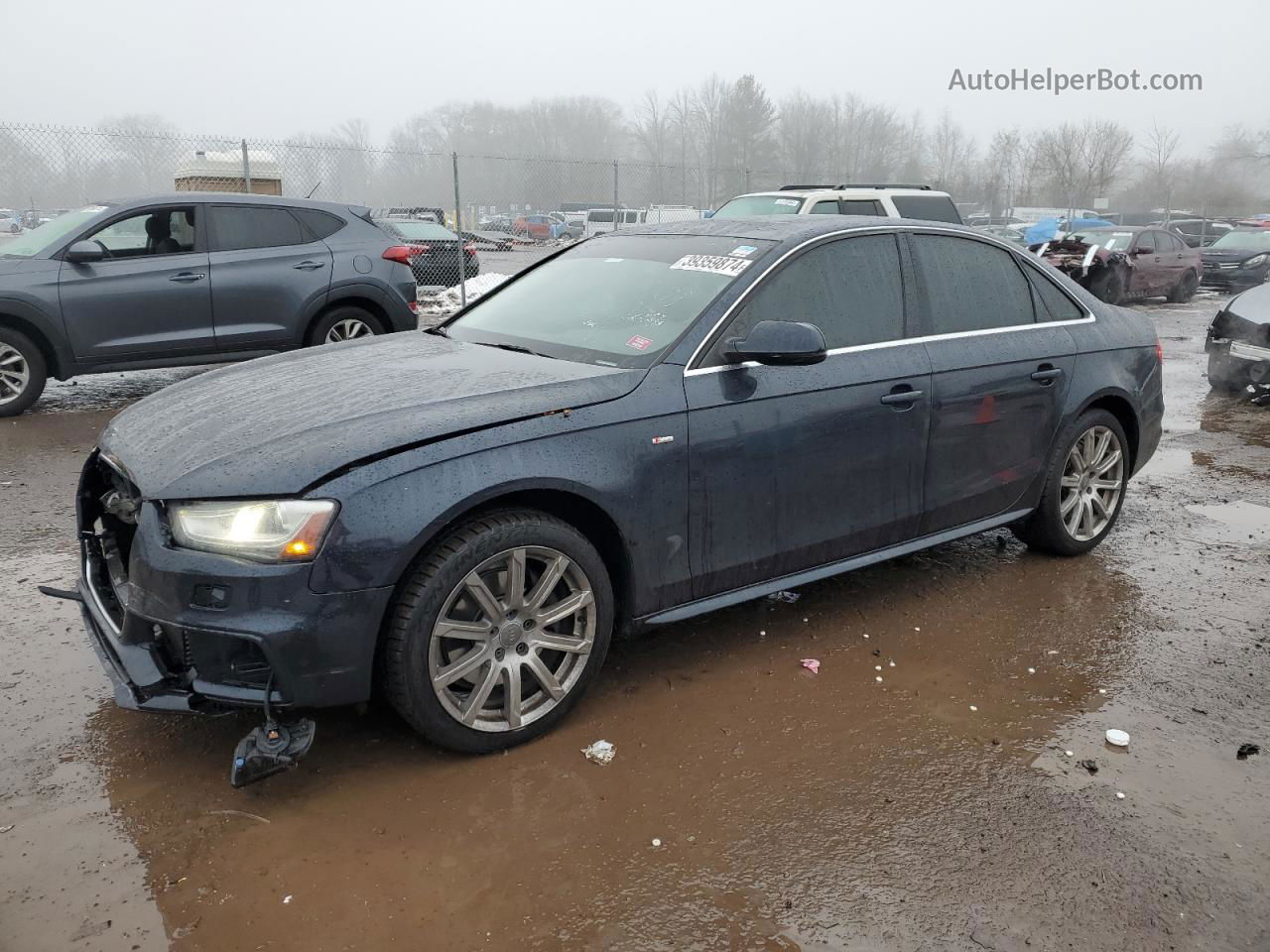 2016 Audi A4 Premium S-line Синий vin: WAUAFAFL3GN005651