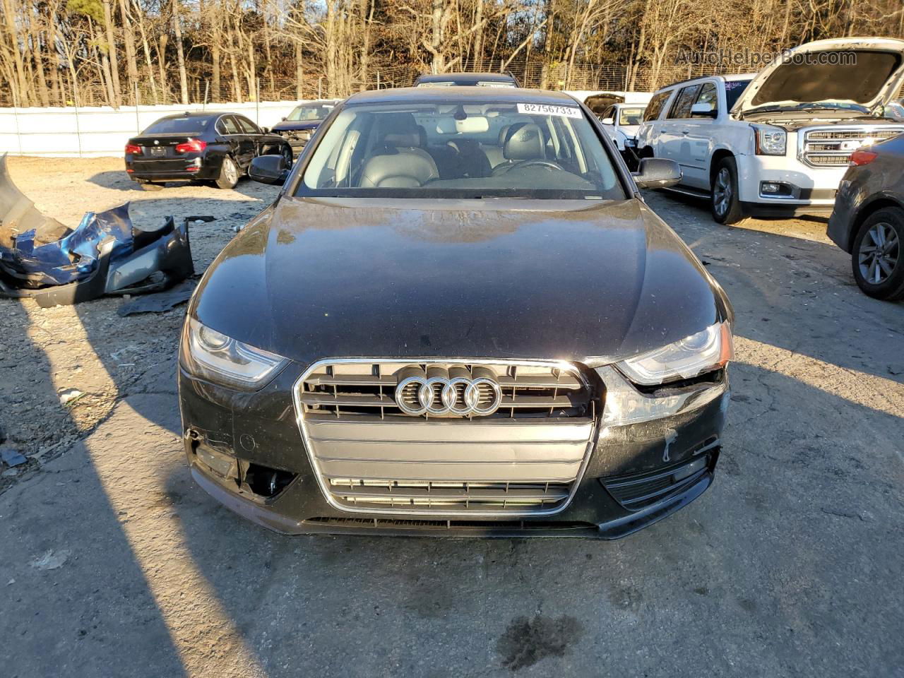 2013 Audi A4 Premium Black vin: WAUAFAFL4DN042932