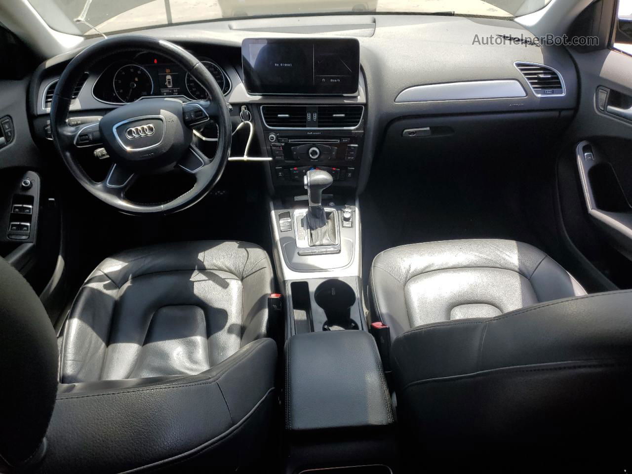 2014 Audi A4 Premium Черный vin: WAUAFAFL4EN019118