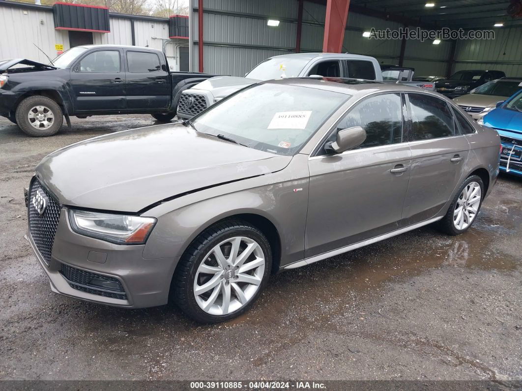 2014 Audi A4 2.0t Premium Бежевый vin: WAUAFAFL4EN019782