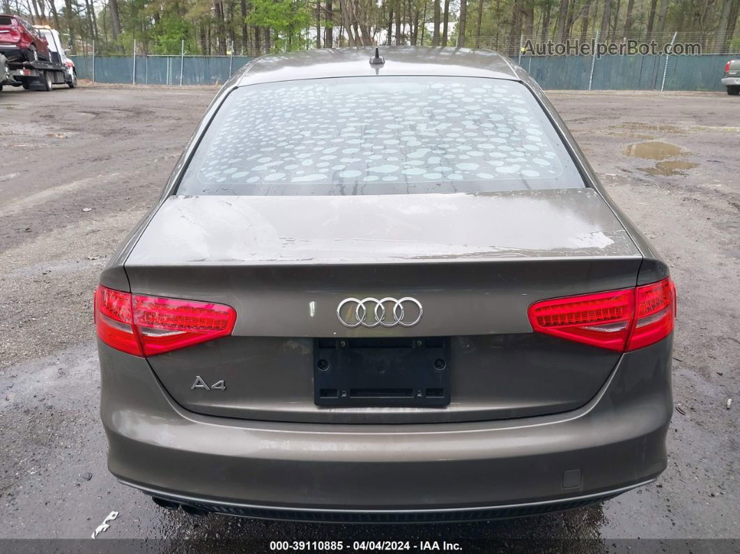 2014 Audi A4 2.0t Premium Beige vin: WAUAFAFL4EN019782