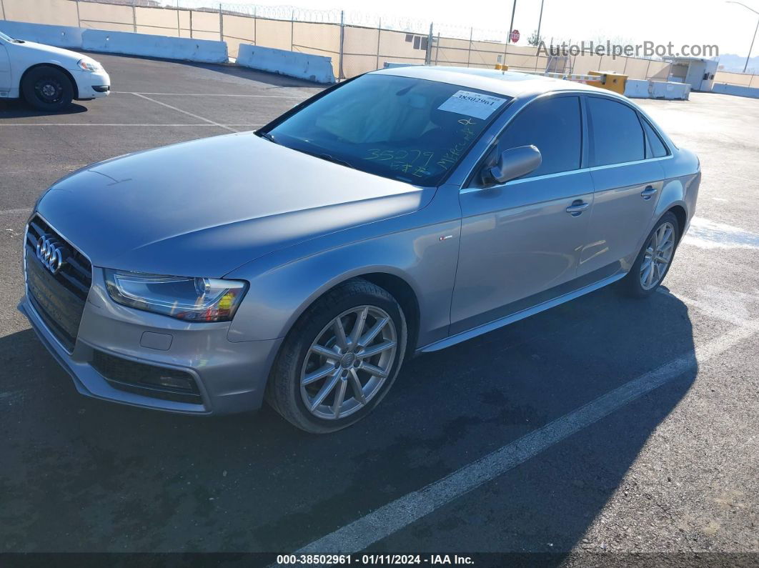 2016 Audi A4 2.0t Premium Серебряный vin: WAUAFAFL4GN007487