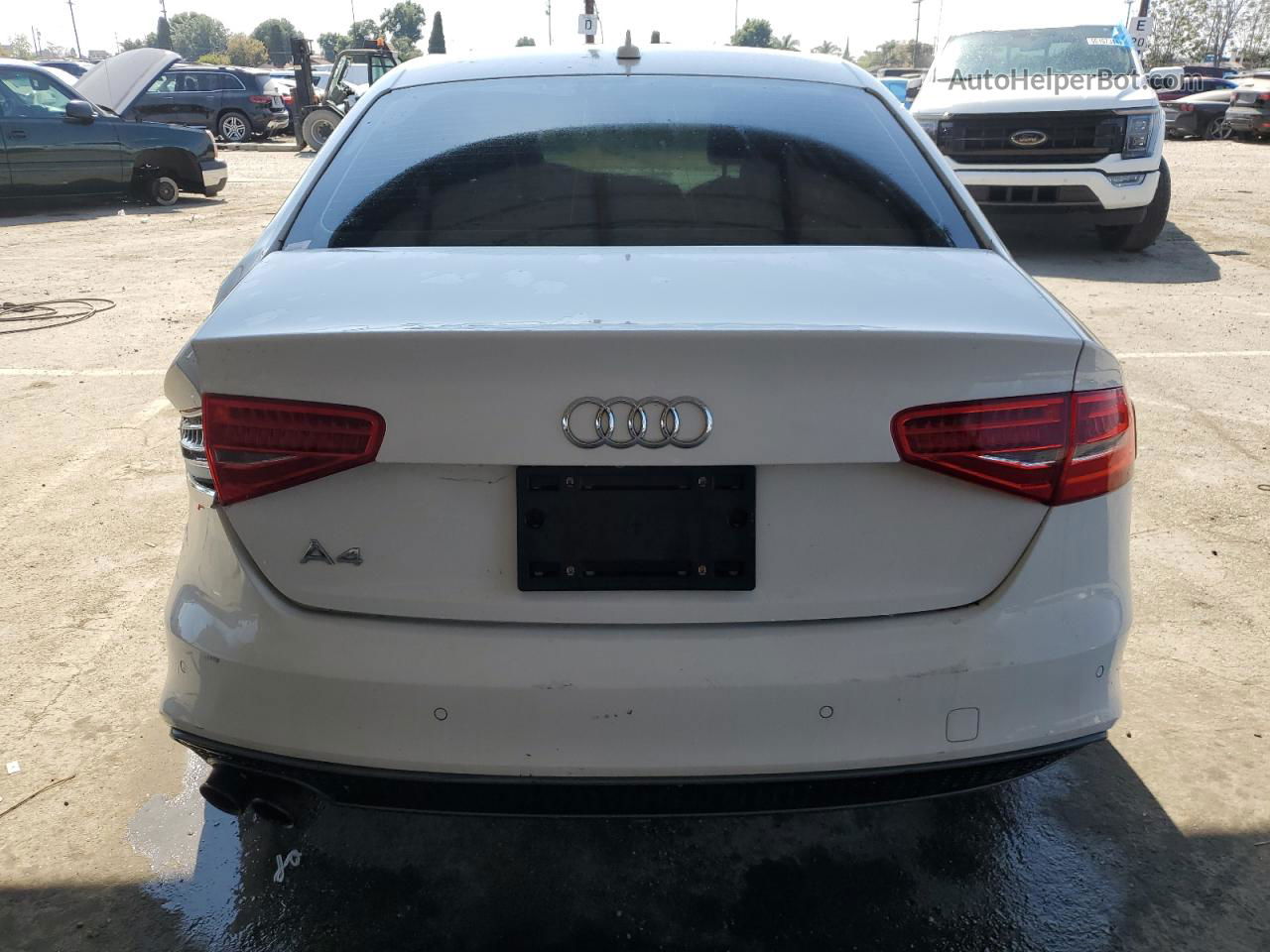 2016 Audi A4 Premium S-line White vin: WAUAFAFL4GN014780