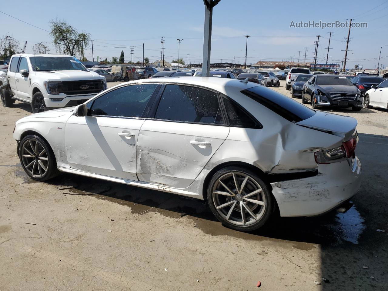 2016 Audi A4 Premium S-line White vin: WAUAFAFL4GN014780